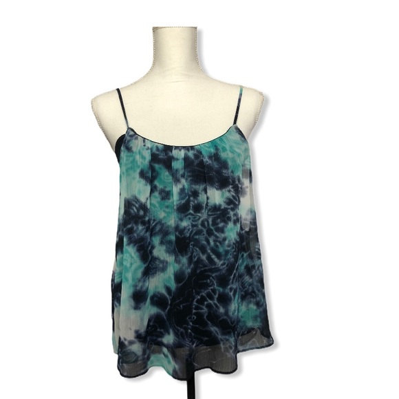 Aqua Vintage Navy & Turquoise Floral Tank - Picture 10 of 14